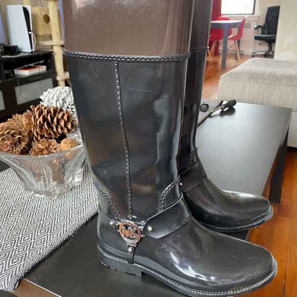 Michael Kors Tall Rain Boots - Picture 1 of 5
